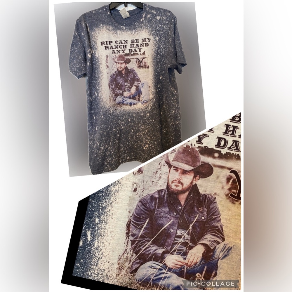 Yellowstone RIP bleached t-shirt